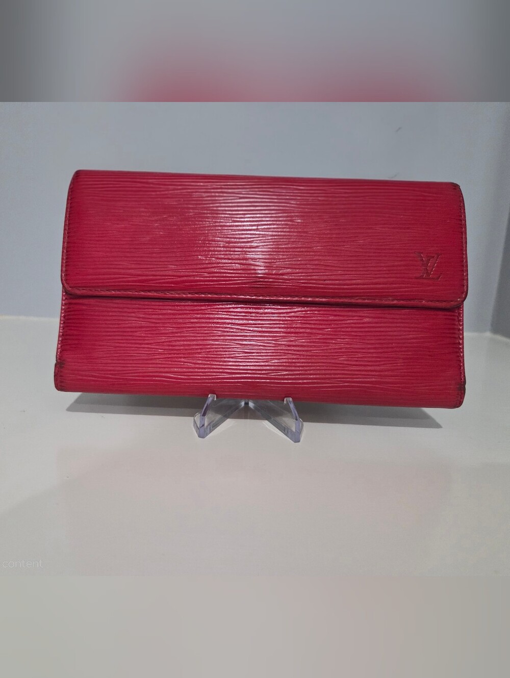 Louis Vuitton Epi Portefeuille Sarah / COA Included